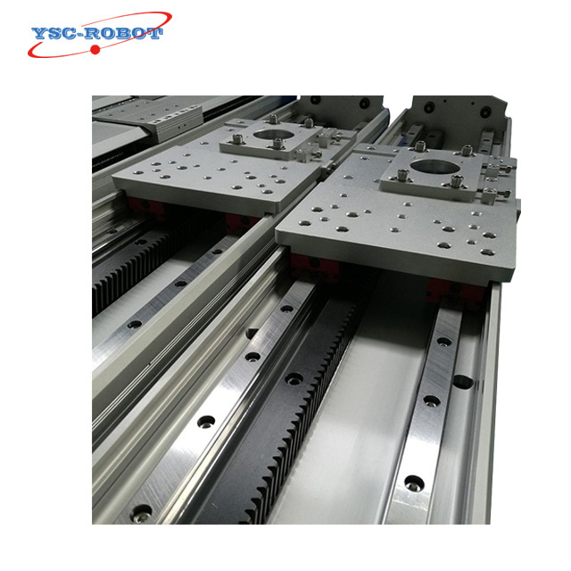 Customized Length Robot Arm Heavy Duty Rack and Pinion Drive Linear Axis Motion Rail System CNC Actuator