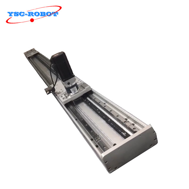 2000mm heavy duty linear guide rail positioning system gear rack pinion driven linear robot arm