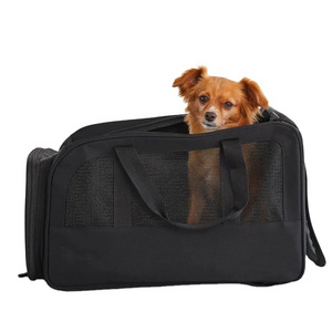 Collapsible Puppy Carrier Regulation Soft Sided TSA Airline Approved Pet Cages Carriers for Cats Dogs