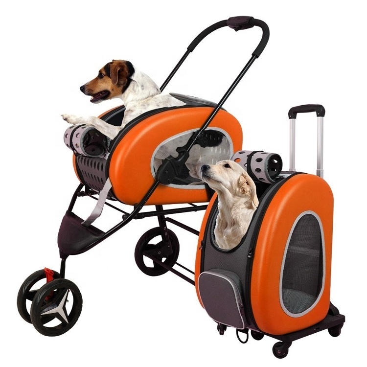 New Arrival 5-in-1 Pet Carrier Backpack with wheels Pet Carriers for Dogs Cats