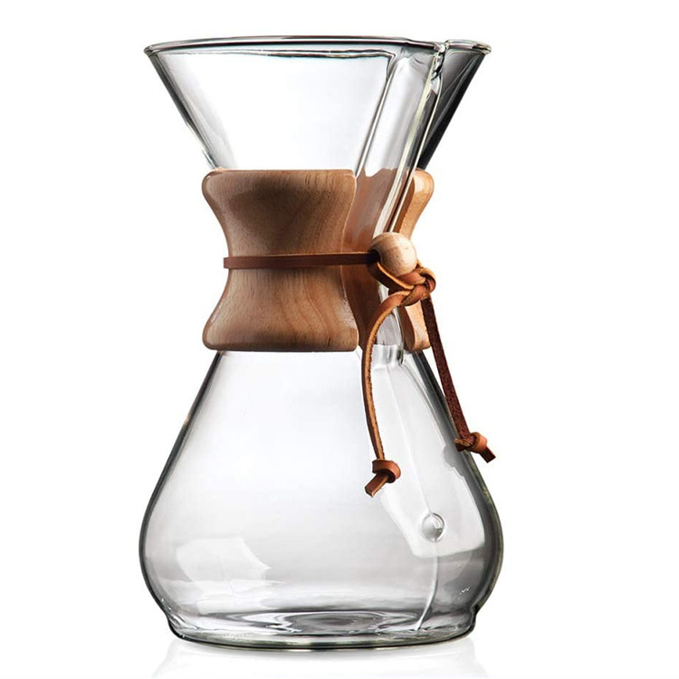 400ml Automatic Pour Over Coffee Maker Manual Coffee Pot High Temperature Resistant Glass Coffee Maker for Family Office