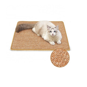 New Arrival Cat Scratch Board Care Mat Pet Scratcher Paw Pad Natural Sisal Cat Scratching Mat for Floor