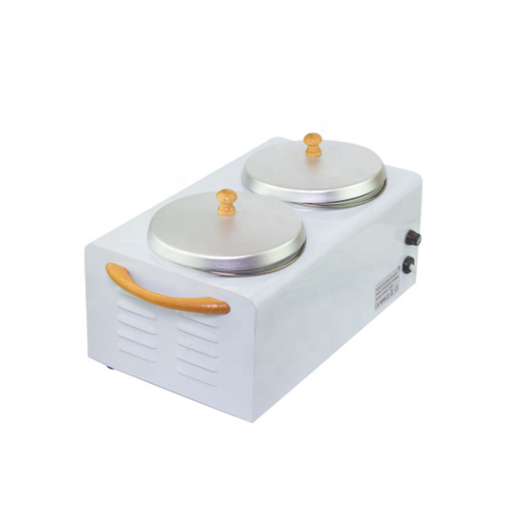 Double portable 220v electric depilatory wax pot heater 500cc*2