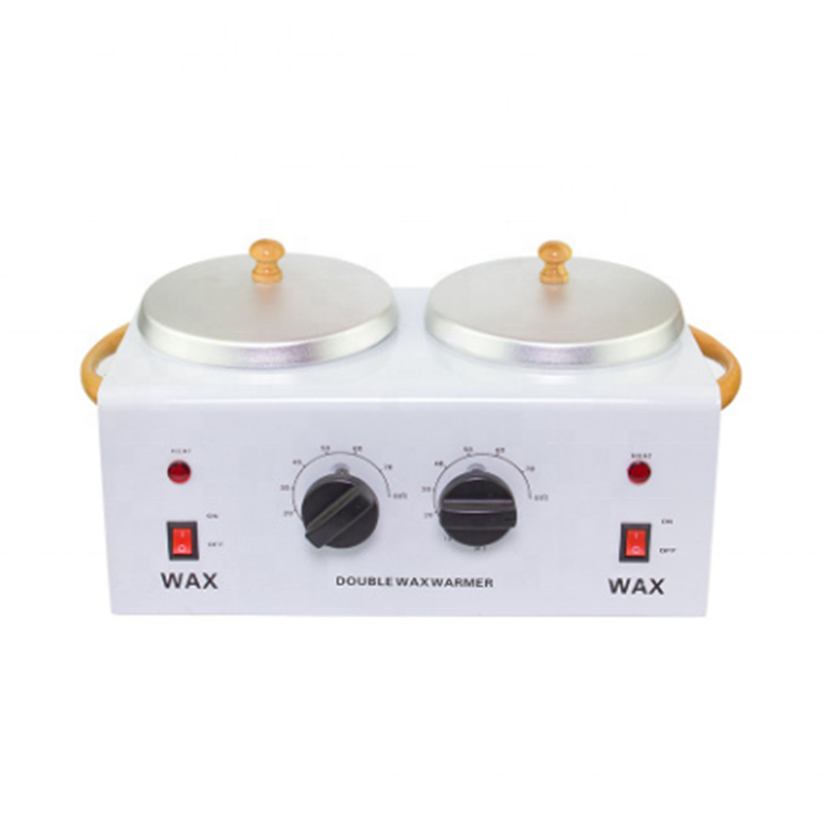 Double portable 220v electric depilatory wax pot heater 500cc*2