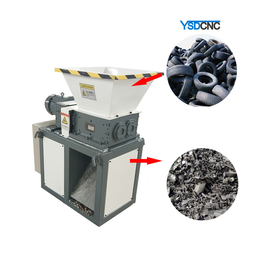 tire recycling machinery tyre shredding machines foam cable shredder  medical waste shredder machine