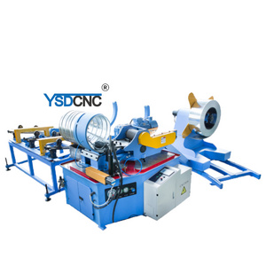 Hvac Duct Making Machine Spiral Pipe Production Machine Air Tube Roll Former Machine