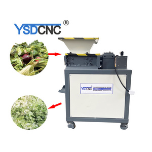 Food Waste Grinder / Organic Waste Industrial Shredder For Compost/industrial Cardboard Shredder