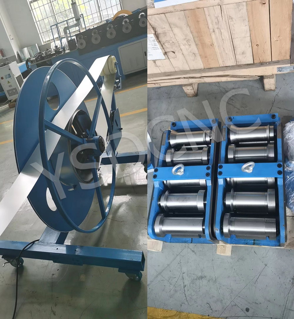 1600 stainless steel HVAC duct Round air Tubeformer  spiral duct forming machine