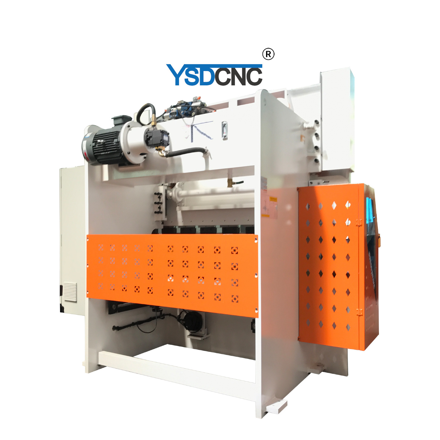 Wc67k 200t 4000mm Pressa Piegatrice E310p Tp10s Ct8 E300p Controller System 3 Servo Motor Nc Press Brake