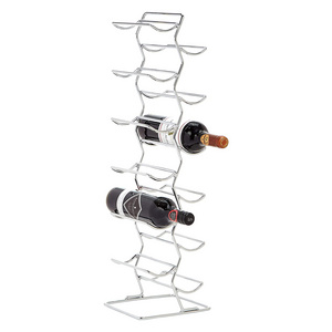 Custom new design Metal Wine Racks Alcohol Bottle Holder Decor Display