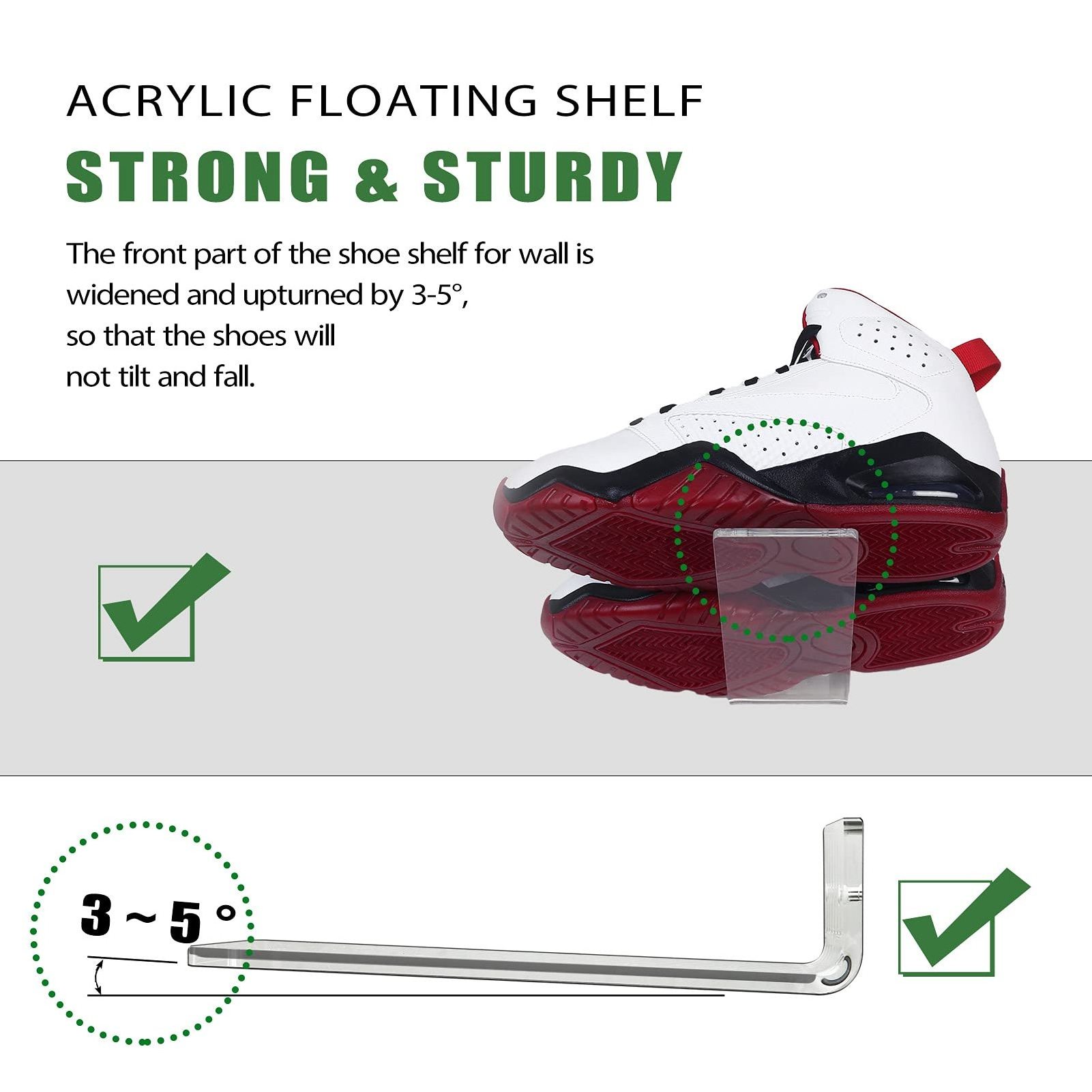 Floating Shoe Display For Wall For Levitating Shoe Display Stand Sneaker Levitation Display Shoe Wall Shelf