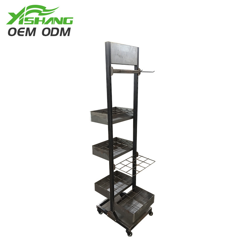 Retail Store Wire Metal Display Rack Umbrella Display Stand For Store