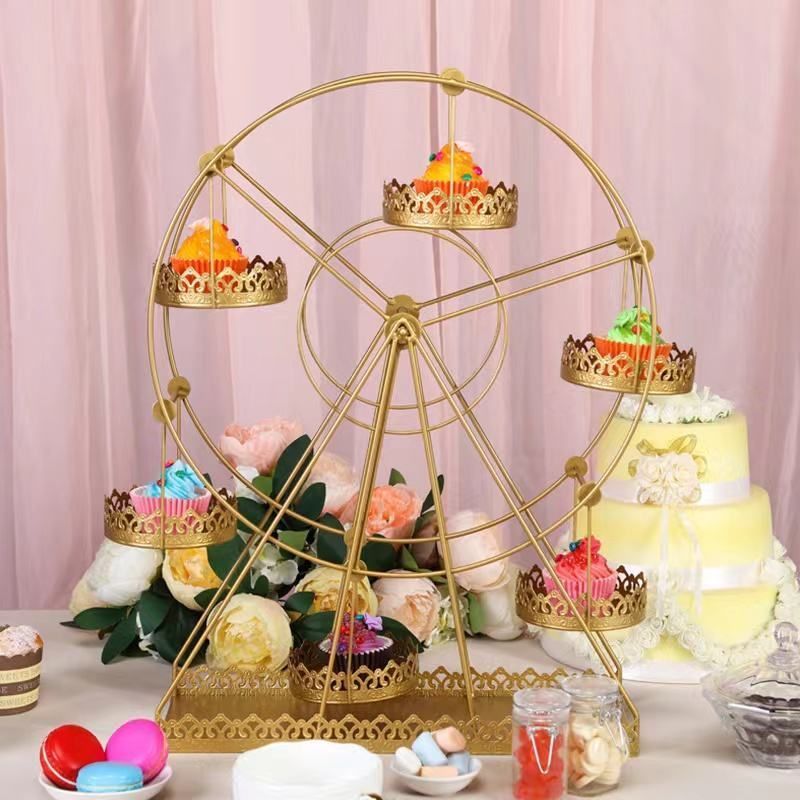 Dessert stand display stand wedding decorations dessert pastry tray wedding ferris wheel cake stand