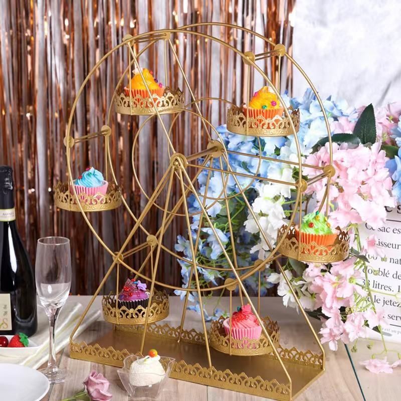 Dessert stand display stand wedding decorations dessert pastry tray wedding ferris wheel cake stand