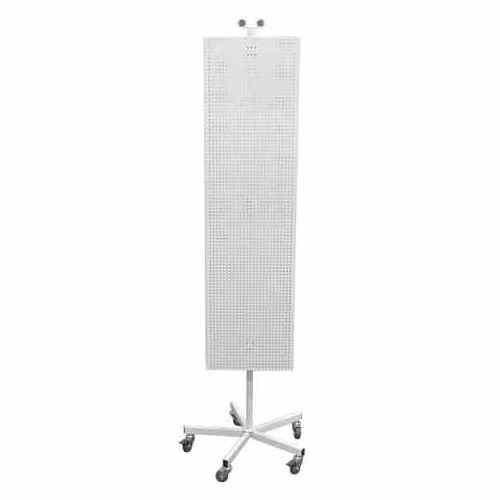 Free Standing Retail Store Metal Hook Pegboard Display Stand Racks For Store