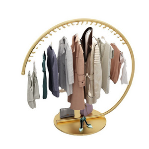 OEM High Quality Clothes Rack Shop Garment Rack Nesting Boutique Commercial Grade Metal Garment Rack