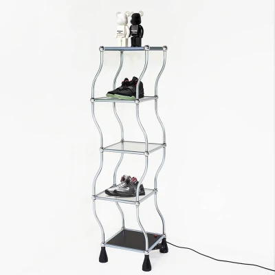 Custom Beautiful Popular Electronic Equipment Dancing Shelf for display