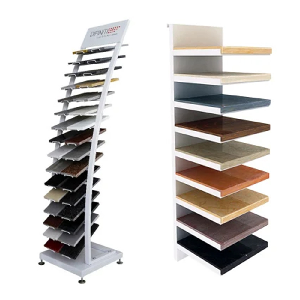 Tile Showroom Black Marble Sample Marble Mosaic quartz display rack Display Rack, Wall For Slab Tile Display Stand Rack