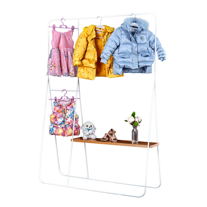 Wholesale Modern Design Metal Garment Store Clothing Display Rack for bedroom