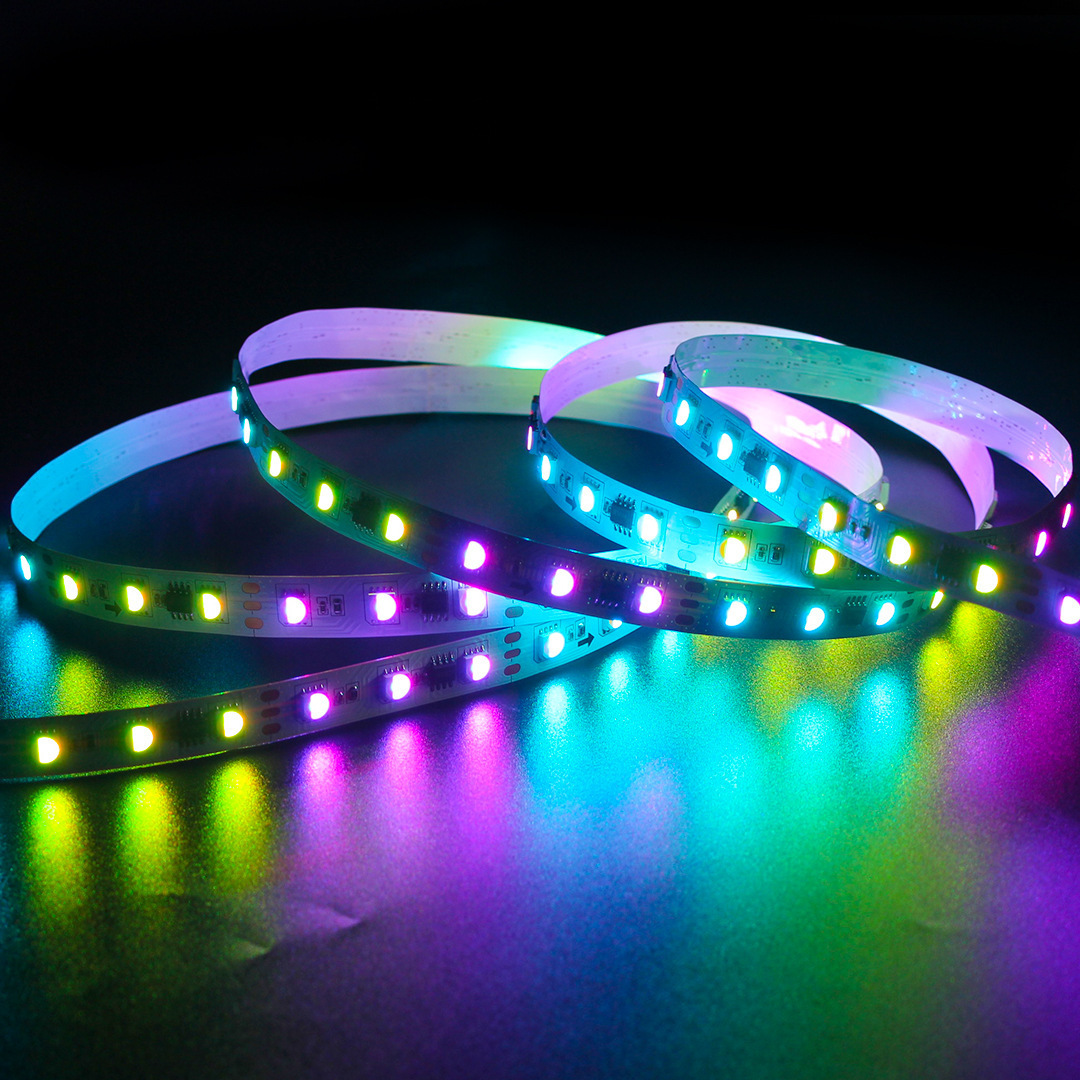 Addressable Smart 5050 RGB Light strip Ws2811 ws2812b tuya alexa SMD5050 RGBIC Led strip light