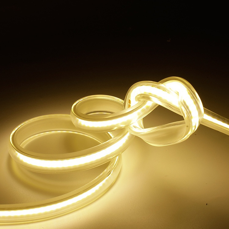 Hot selling IP65 waterproof 220v cob led strip light cuttable soft light 50m 100m cob led strip 220v