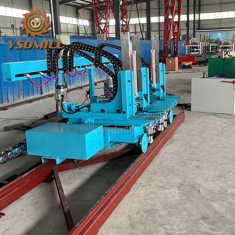 Automatic Pneumatic Log Carriage CNC Vertical Band sawmill Swing Blade Sawmill