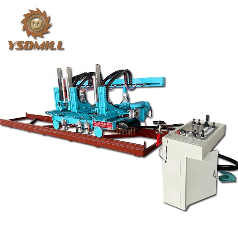 Automatic Pneumatic Log Carriage CNC Vertical Band sawmill Swing Blade Sawmill