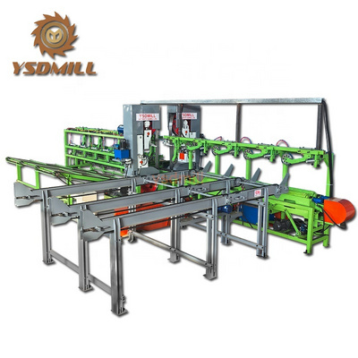 Automatic Twin Vertical Band Saw Smart Log Processing Sawmill Line Double Blade Sawmill