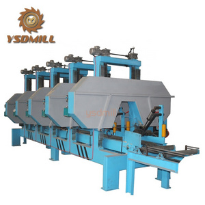 Sawmill multi-head horizontal band saw solid wood saw machines