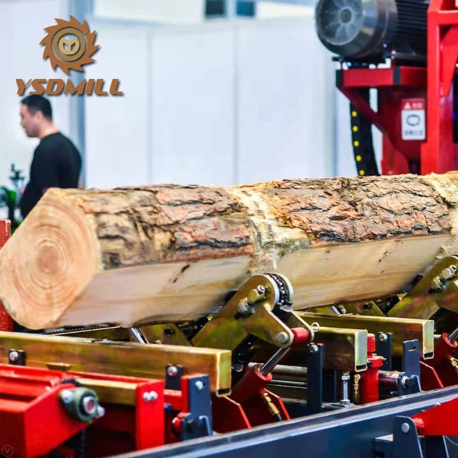 Automatic portable sawmill and trailer industrial sawmills woodworking wood saw machines