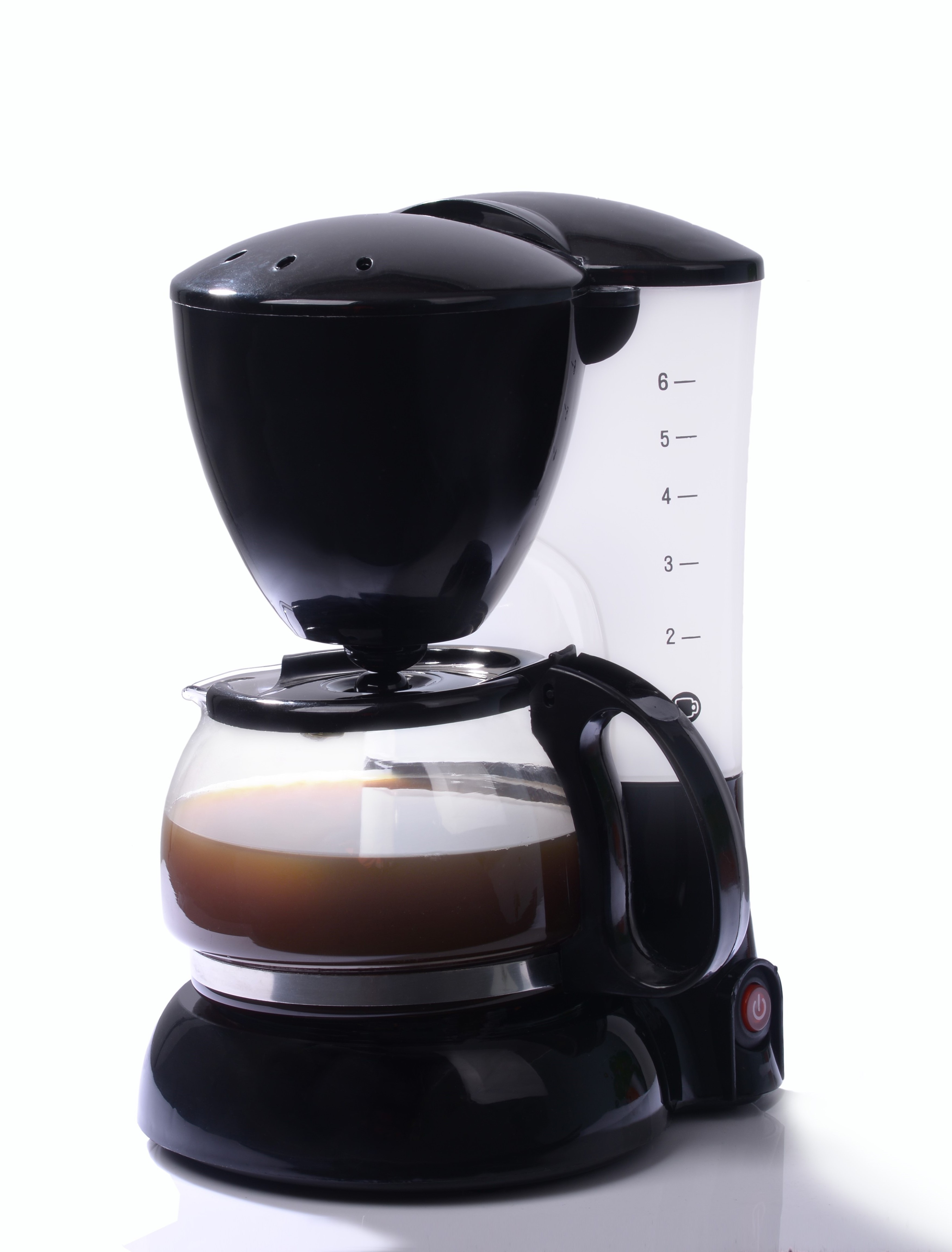 White Automatic Home Drip Coffee Maker With Glass Jar	Drip Coffee Maker