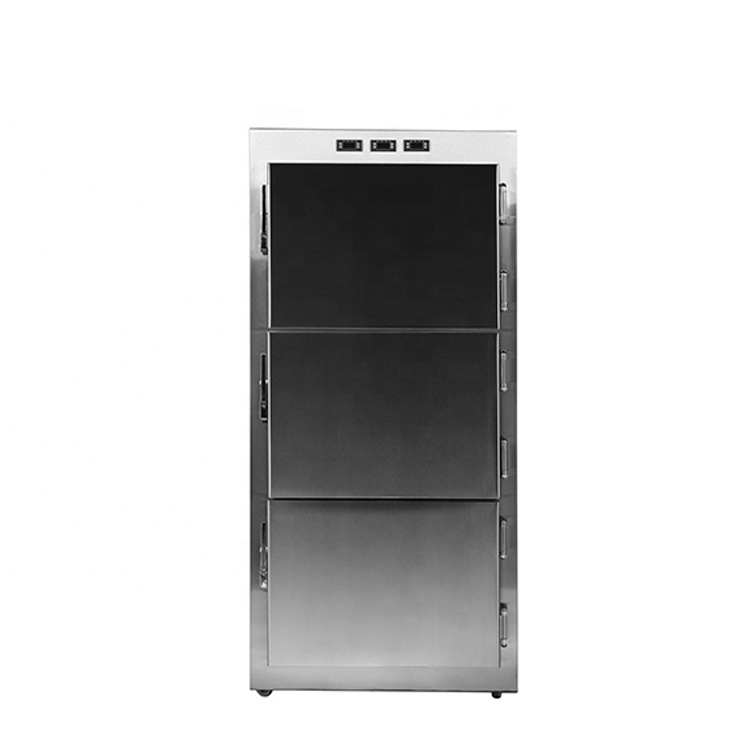 Morgue freezer with high quality YSXSTG0103B  Hot Sale Low Price 3 Bodies Medical Morgue Refrigerator /Mortuary Freezer