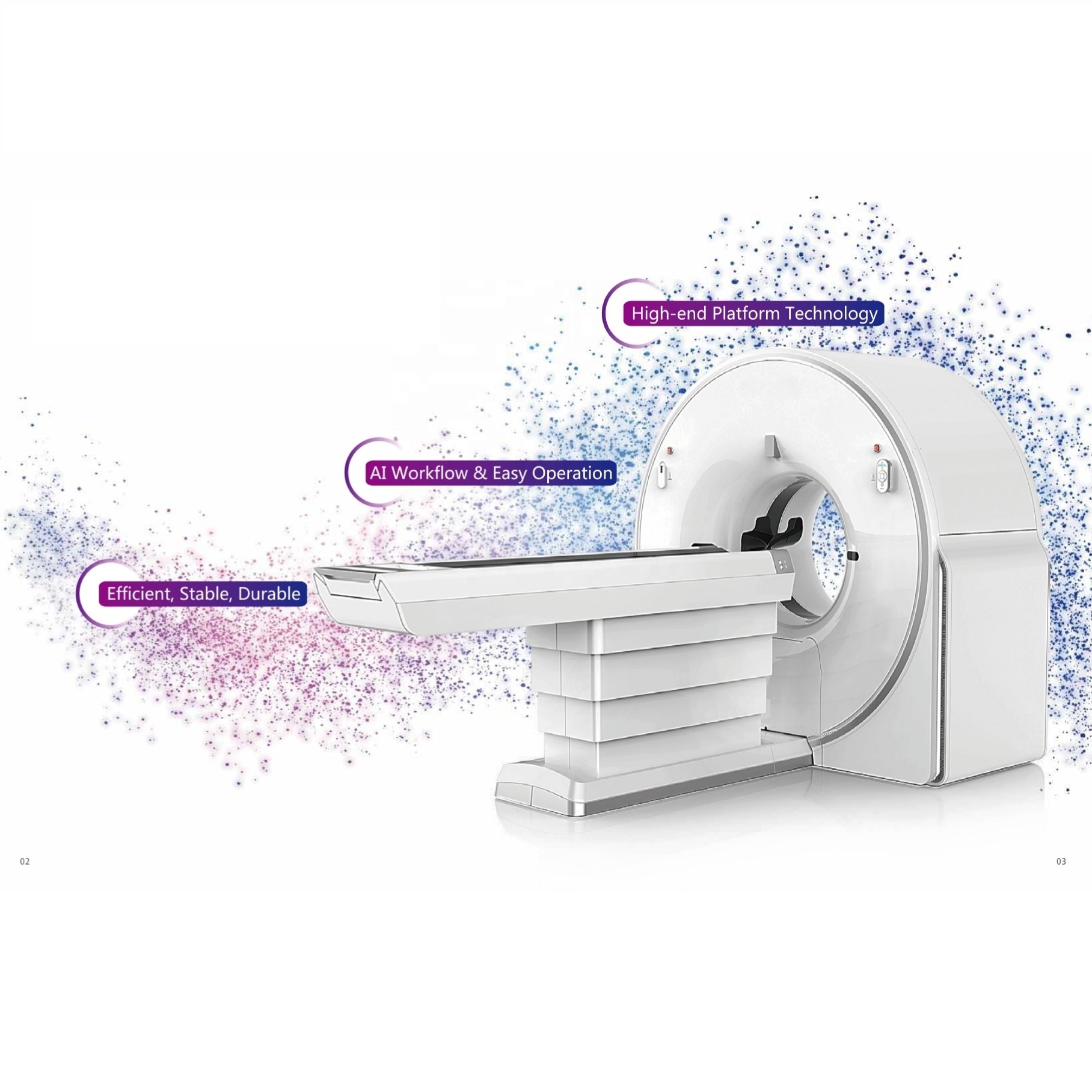 YSCT755 ct scan 16 Slice  Medical Imaging Equipment ct scan machine 32 Slice ct scan machine price