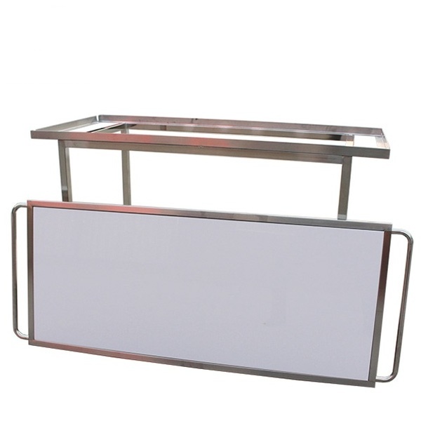 304 Stainless Steel Vet table Stretcher With detachable table top For Veterinary Pet Transform Stable Equipment