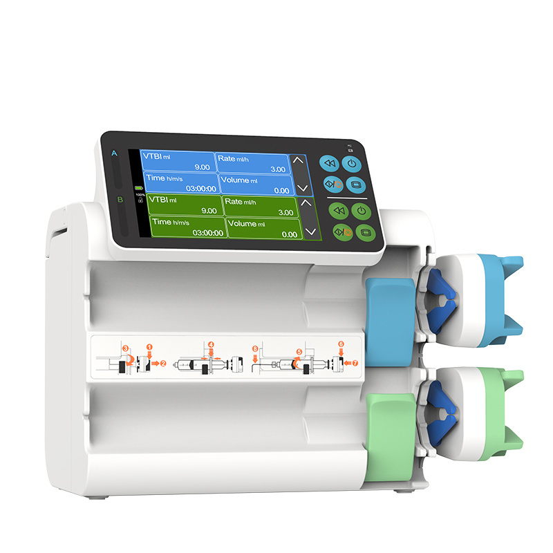 YSENMED YSZS-S5D medical dual channel syringe pump