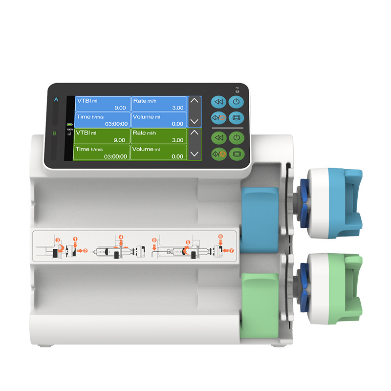 YSENMED YSZS-S5D medical dual channel syringe pump