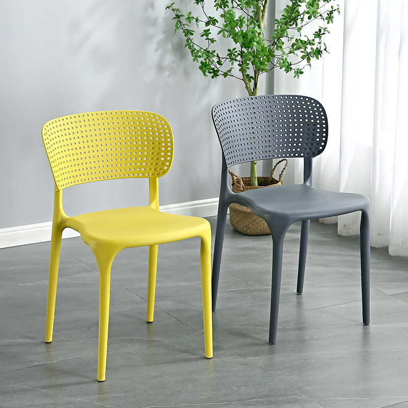 Hot Selling Contemporary PP Plastic Outdoor Chair Negotiation Stacking Dining Chairs