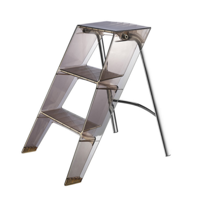 Household Folding Modern Home Step  Ladder Living Room Storage Rack Transparent Acrylic Ladder