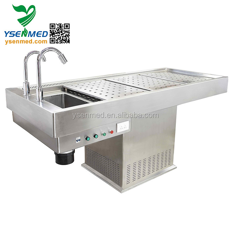 YSJP-02  304 stainless steel autopsy table for sale