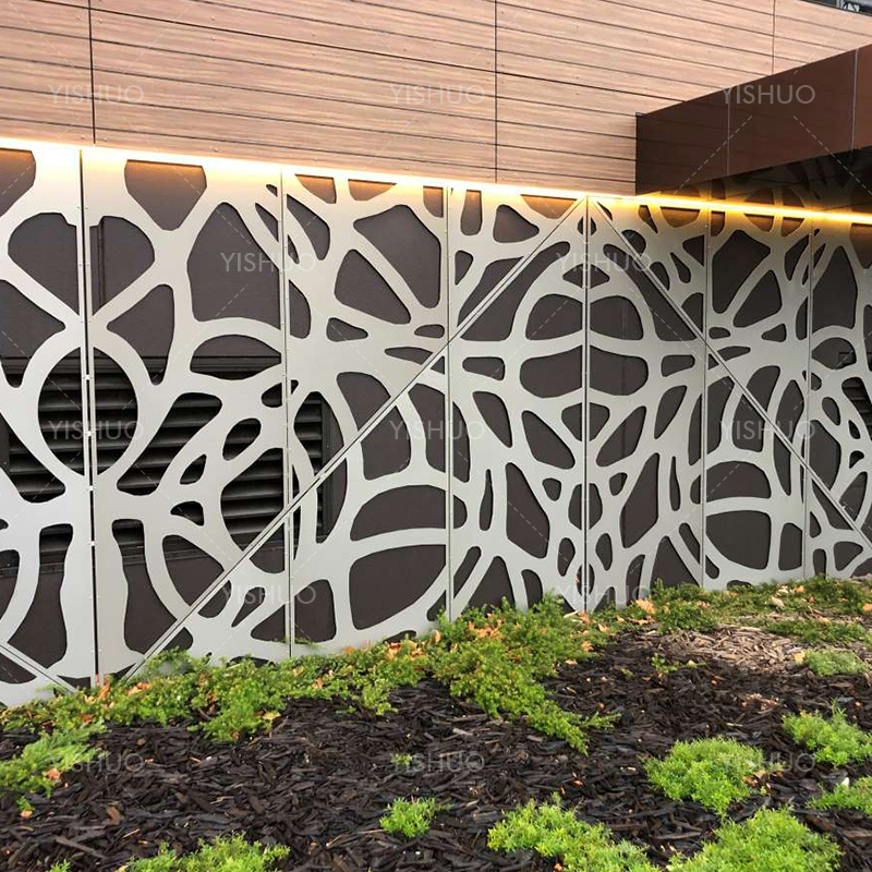 Laser Cut Decorative Metal Fence Privacy Panels For Outdoor Garden Fencing