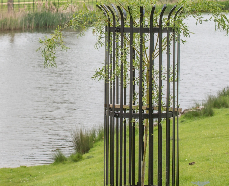 Wholesale Metal Corflute Tree Guard Fence with Powder Coated