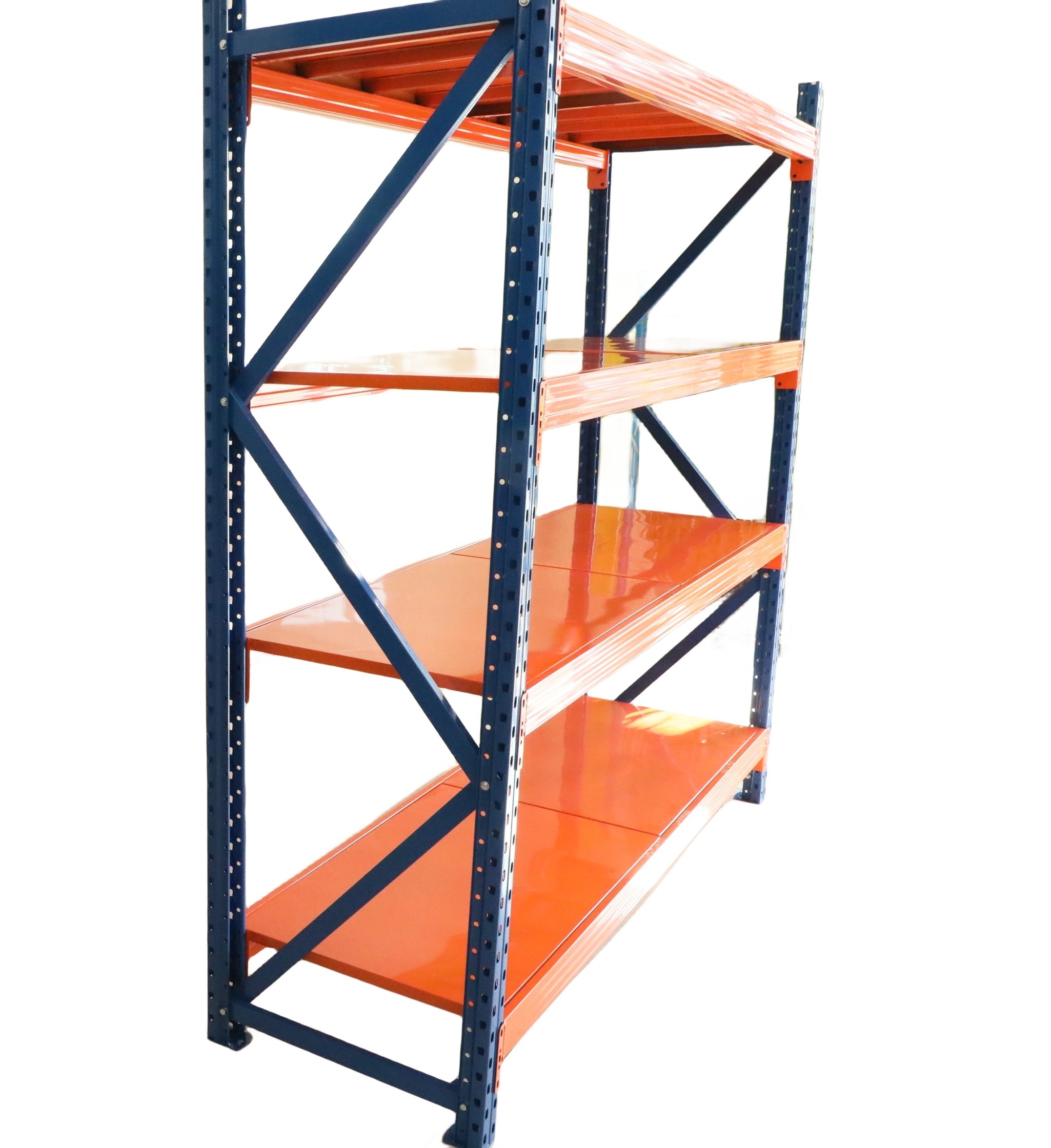 Custom Heavy Duty Shelving 1000-5000Kg layer Garage 4 Tier Warehouse Storage Metal Stacking Shelf