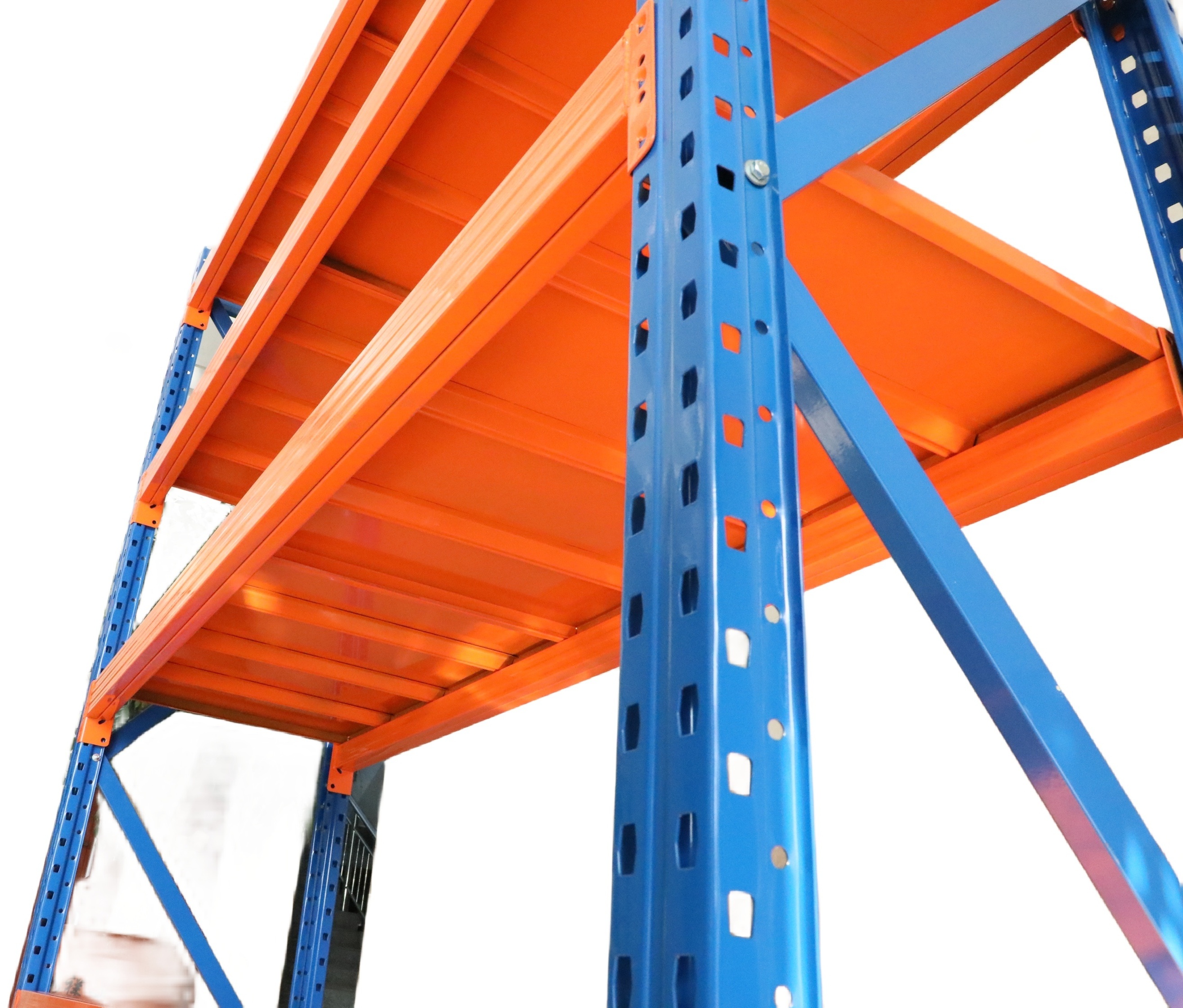 Industrial Steel Mezzanines Racking Selective Pallet Racking System Heavy Duty Steel Selective Pallet Rack