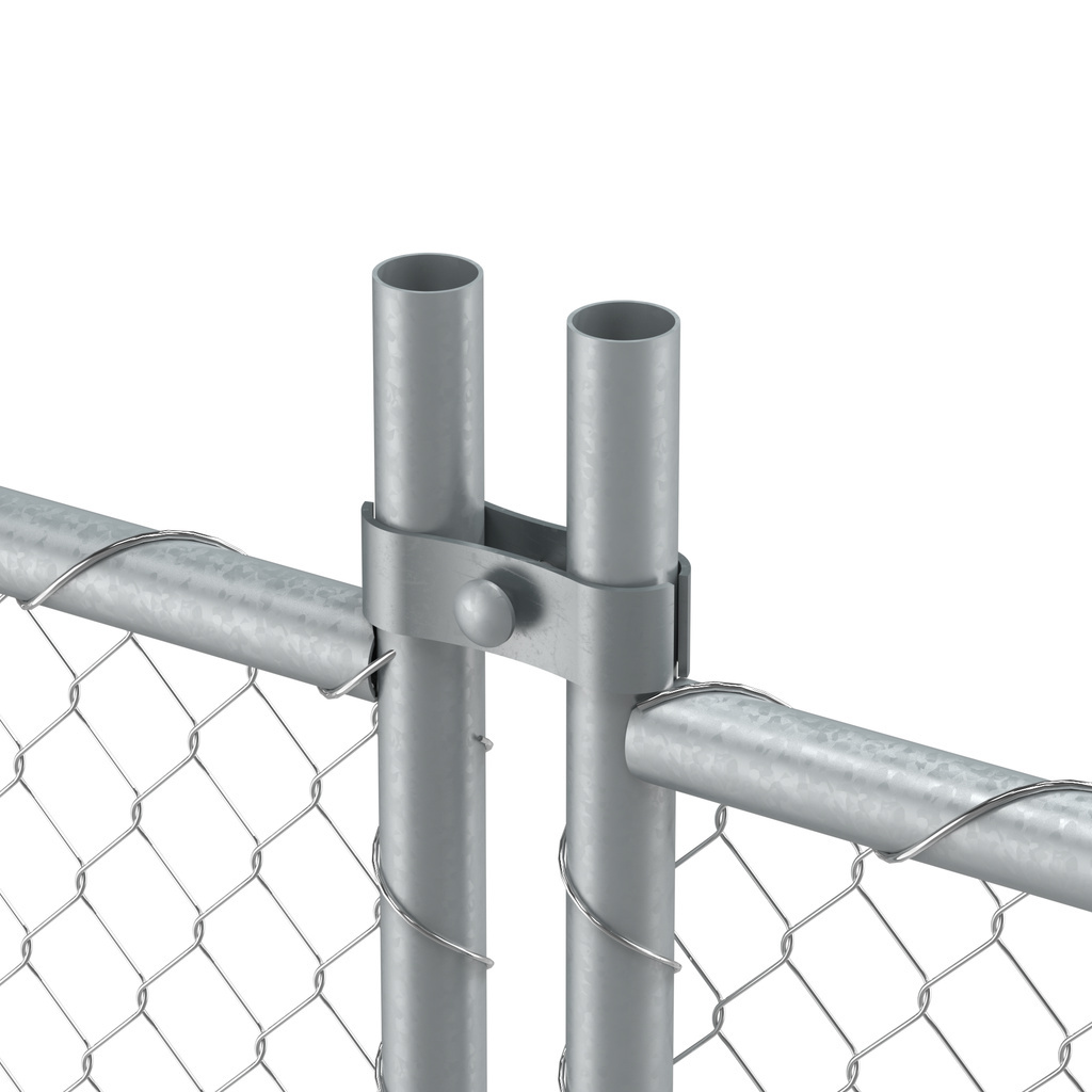 50ft Black vinyl cyclone fencing chain link fence for sale