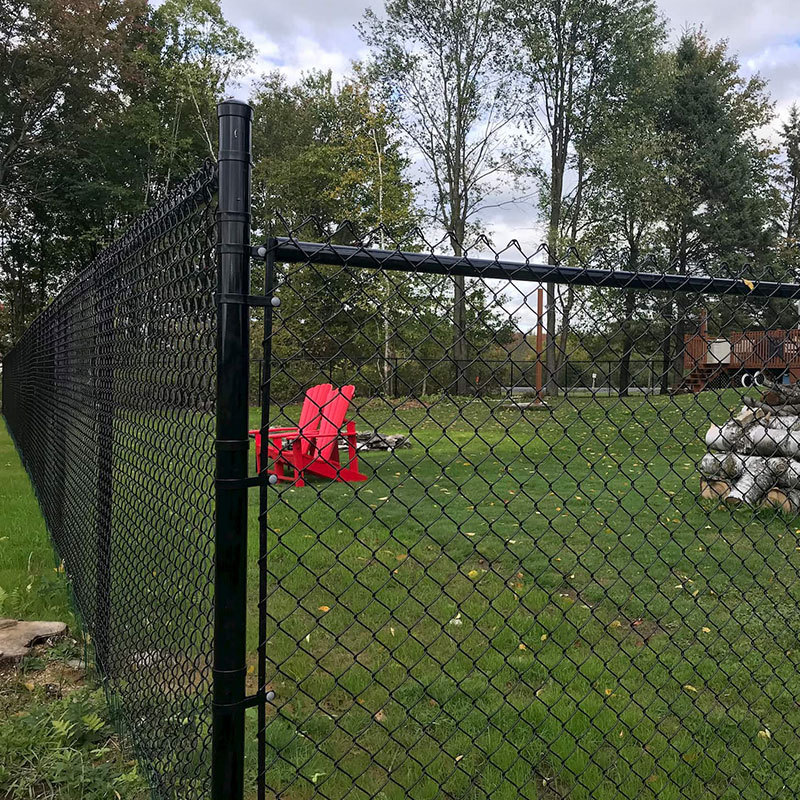 High quality galvanized/powder coated industrial and commercial 9 gauge 6ft x 50ft roll chain link fence for sale