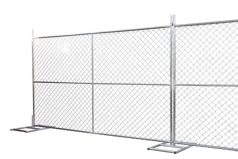 temporary chain link fence outdoor removable fence