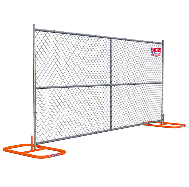 temporary chain link fence outdoor removable fence