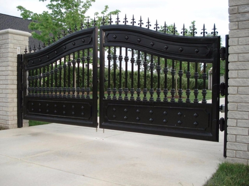 Grill gate design exterior front entry doors steel main driveway gate estate wrought iron gate