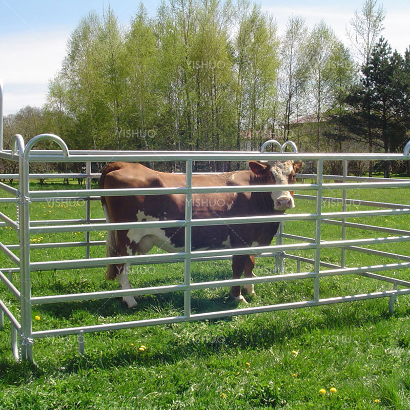 high quality heavy duty china galvanized portable metal horse cattle sheep goat corral yard fence panel for livestock