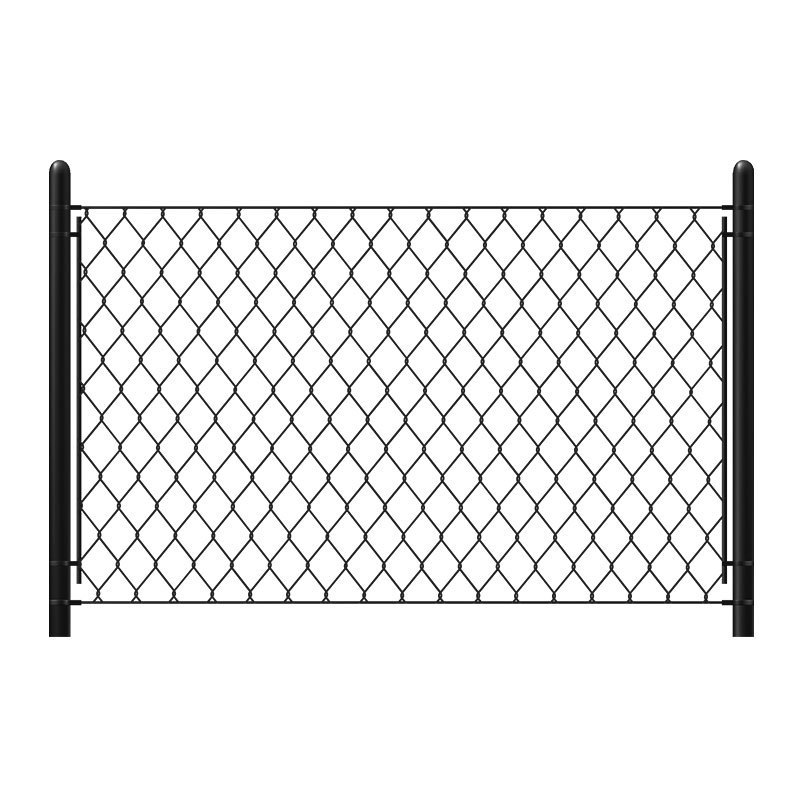 High quality galvanized/powder coated industrial and commercial 9 gauge 6ft x 50ft roll chain link fence for sale